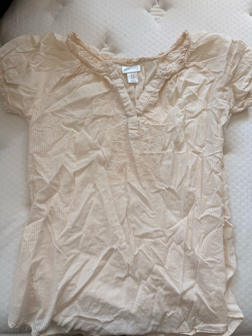 Motherhood Soft Beige Cotton Bedding Sheet - Neutral Beige